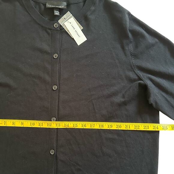 NWT Lane Bryant Black Cardigan Sweater Plus 18-20 - Picture 5 of 8